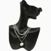 Collar De Plata Triple Dije Plateado