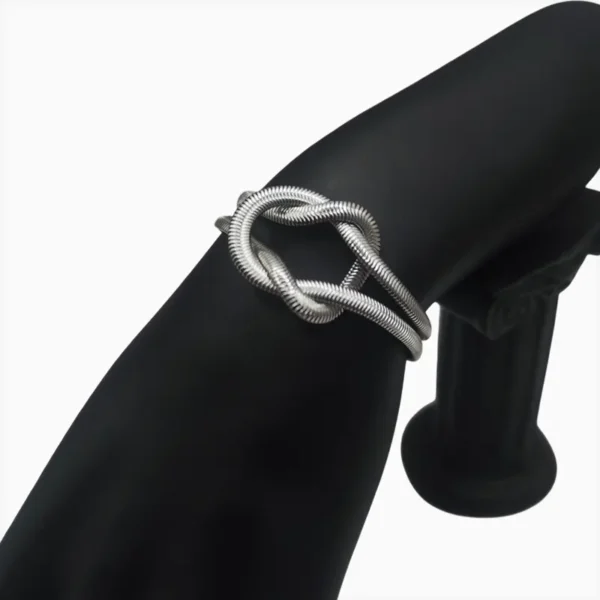 Pulsera De Acero Nudo De Ratón
