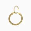 Pulsera De Acero Serpiente Dorada