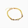 Pulsera De Oro Ojo Brillante