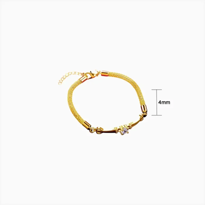 Pulsera De Oro Ojo Brillante