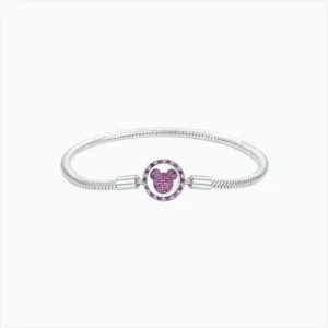 Pulsera De Plata Mickey Disney