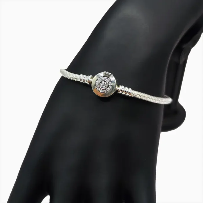 Pulsera De Plata Momentos Corona