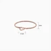 Pulsera De Plata Momentos Hebilla Rosa