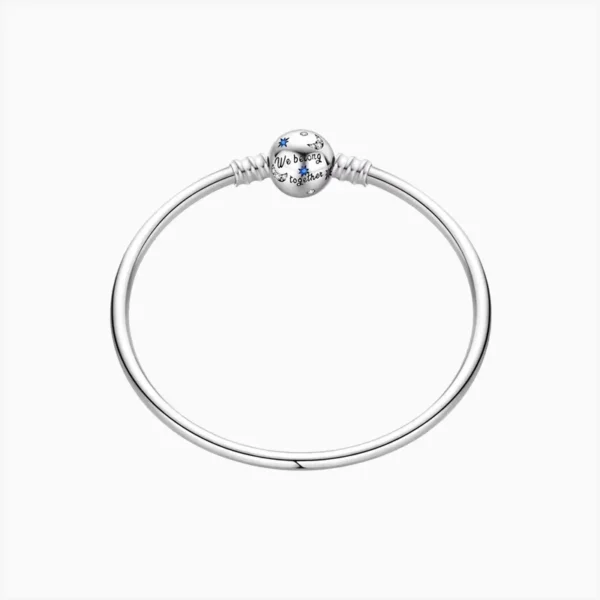 Pulsera De Plata Rígida Universo